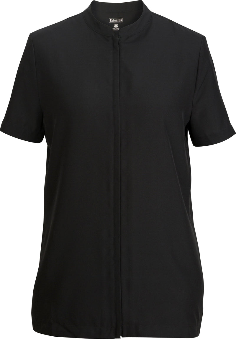 Edwards [7292] Ladies Essential Soft-Stretch Full-Zip Tunic. Live Chat For Bulk Discounts.