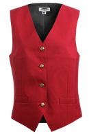 Edwards Garment [7490] Essential Polyester Vest. Live Chat For Bulk Discounts.