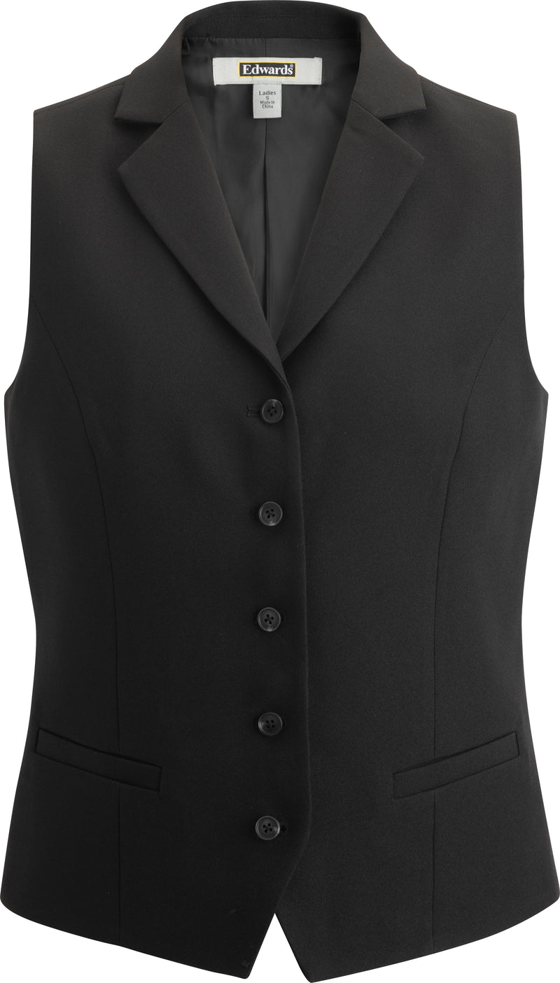 Edwards Garment [7496] Dress Lapel Vest. Live Chat For Bulk Discounts.