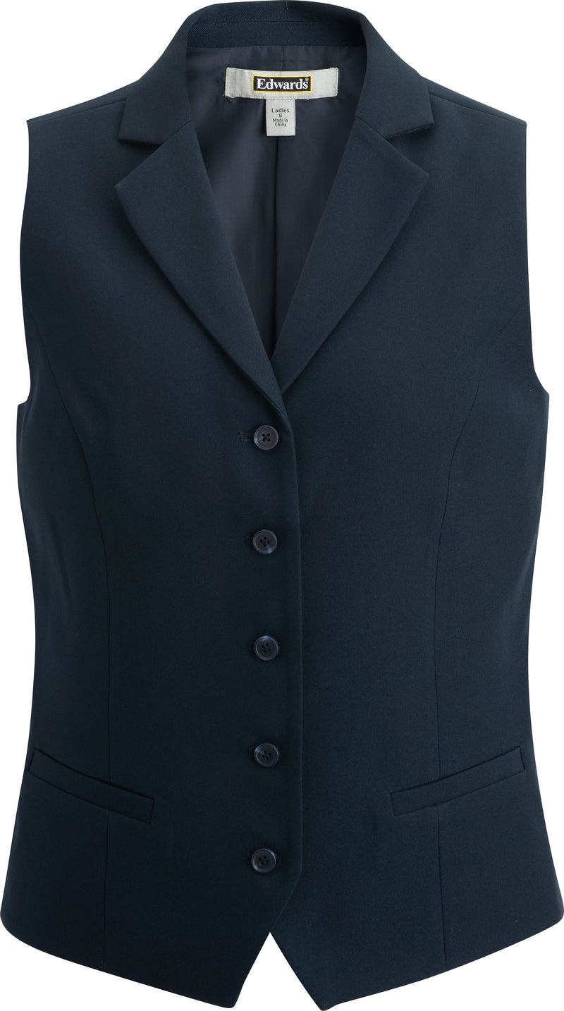 Edwards Garment [7496] Dress Lapel Vest. Live Chat For Bulk Discounts.