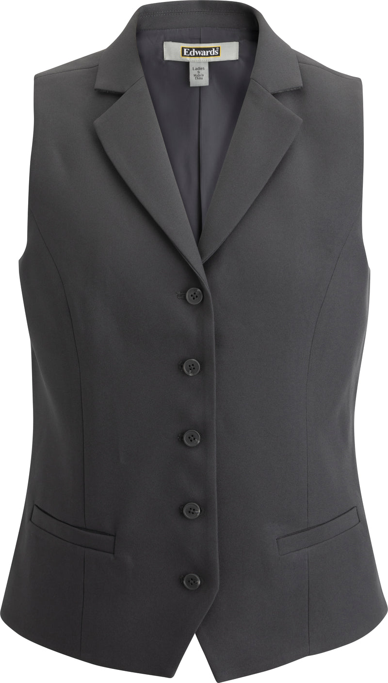 Edwards Garment [7496] Dress Lapel Vest. Live Chat For Bulk Discounts.