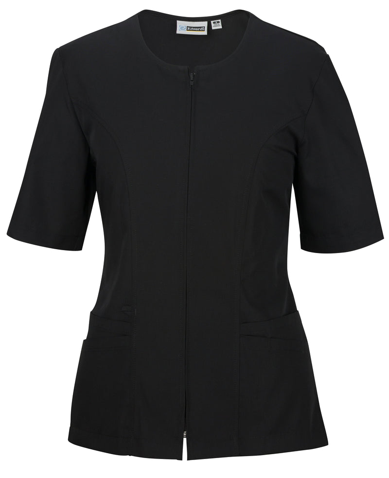 Edwards [7887] Ladies Zip Front Smock. Live Chat For Bulk Discounts.