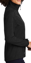 Eddie Bauer [EB533] Ladies Shaded Crosshatch Soft Shell Jacket. Live Chat for Bulk Discounts.