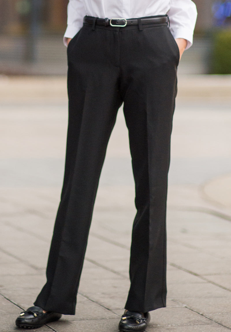 Edwards Garment [8793] Essential Flat Front Pant. Live Chat For Bulk Discounts.