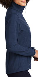 Eddie Bauer [EB533] Ladies Shaded Crosshatch Soft Shell Jacket. Live Chat for Bulk Discounts.