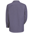 Red Kap [SP14] Long Sleeve Industrial Stripe Work Shirt. Live Chat for Bulk Discounts.