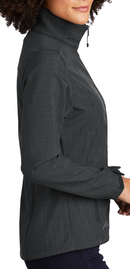Eddie Bauer [EB533] Ladies Shaded Crosshatch Soft Shell Jacket. Live Chat for Bulk Discounts.