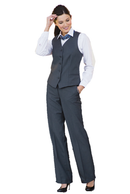 Edwards [7526] Ladies Synergy High-Button Dress Vest.  Live Chat For Bulk Discounts.