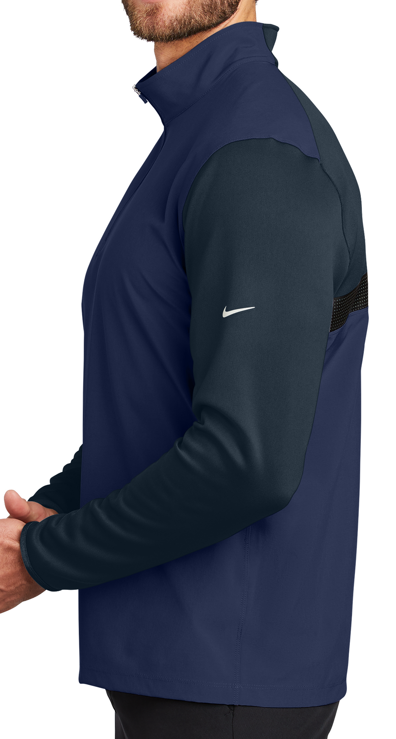 Nike [746102] Dri-FIT Fabric Mix 1/2-Zip Cover-Up. Live Chat For Bulk Discounts.