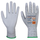 A620-Gray.  LR Cut PU Palm Glove.  Live Chat for Bulk Discounts