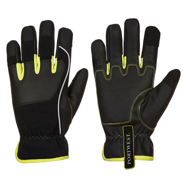 A771-Black/Yellow.  PW3 Tradesman Glove.  Live Chat for Bulk Discounts