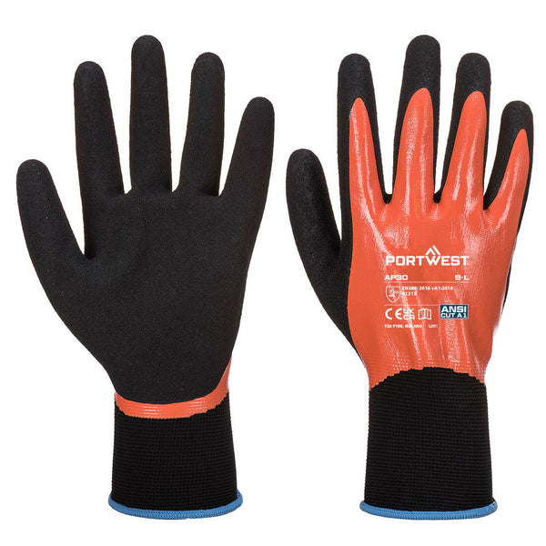 AP30-Orange/Black.  Dermi Pro Glove.  Live Chat for Bulk Discounts