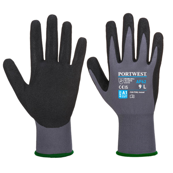 AP62-Gray/Black.  Dermiflex Aqua Glove.  Live Chat for Bulk Discounts