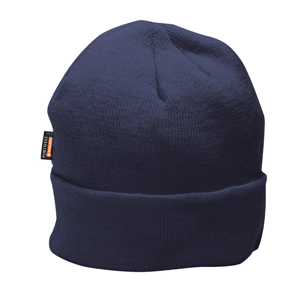B013-Navy.  Knit Hat Insulatex Lined.  Live Chat for Bulk Discounts