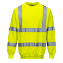 B303-Yellow.  Hi-Vis Sweatshirt.  Live Chat for Bulk Discounts