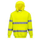 B304-Yellow.  Hi-Vis Hooded Sweatshirt.  Live Chat for Bulk Discounts