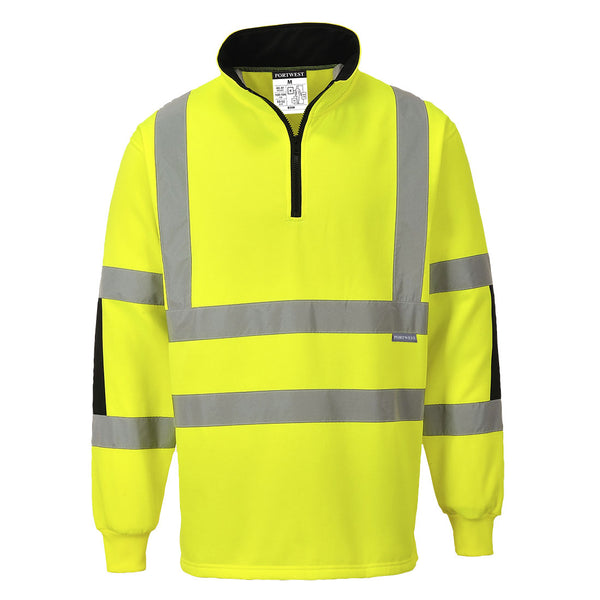 B308-Yellow.  Xenon Rugby Shirt.  Live Chat for Bulk Discounts