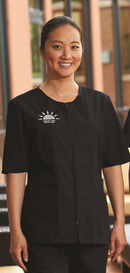 Edwards Garment [7887] Ladies Zip Front Smock. Live Chat For Bulk Discounts.