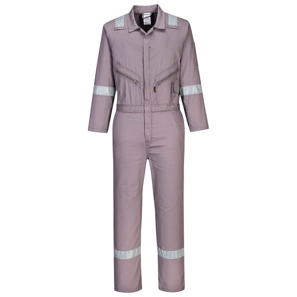 C814-Gray.  Iona Cotton Coverall.  Live Chat for Bulk Discounts