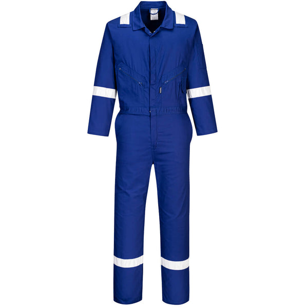 C814-Royal Blue.  Iona Cotton Coverall.  Live Chat for Bulk Discounts