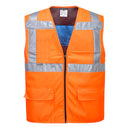 CV02-Orange.  Hi-Vis Cooling Vest.  Live Chat for Bulk Discounts