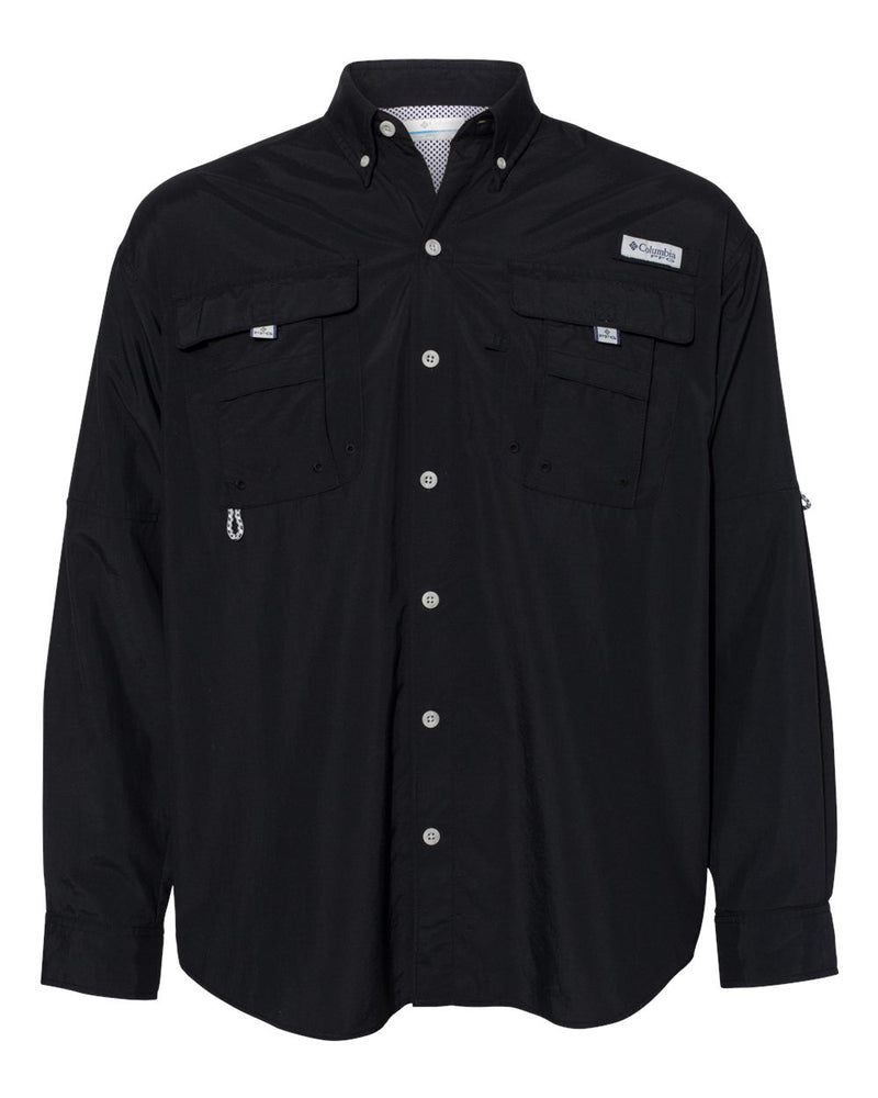 Columbia Bahama II Camicia Da Pesca A Maniche Lunghe Uomo - Tessuto Nylon, UPF 30, Ascigatura Rapida