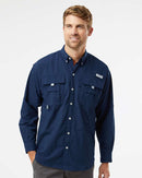 Columbia [101162] Men's Bahama II Long-Sleeve Shirt. Live Chat For Bulks Discounts.