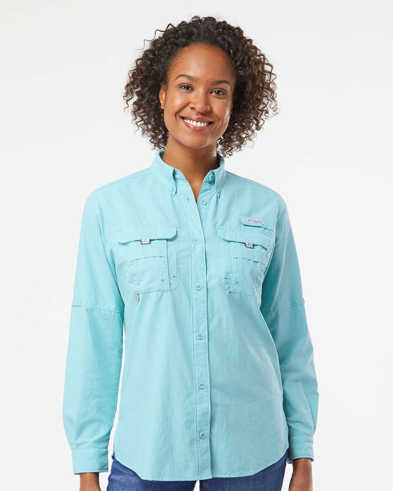 Columbia [139656] Ladies' Bahama Long-Sleeve Shirt. LIVE CHAT FOR BULK DISCOUNTS.