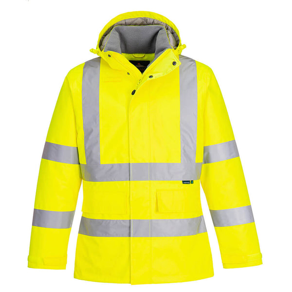 EC60-Yellow.  Eco Hi-Vis Winter Jacket.  Live Chat for Bulk Discounts