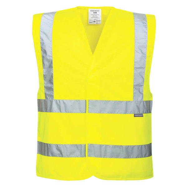 EC76-Yellow.  Eco Hi-Vis Vest (10 Pack).  Live Chat for Bulk Discounts