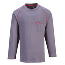 FR01-Gray.  Bizflame FR Crew Neck.  Live Chat for Bulk Discounts