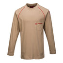 FR01-Khaki.  Bizflame FR Crew Neck.  Live Chat for Bulk Discounts