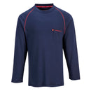 FR01-Navy.  Bizflame FR Crew Neck.  Live Chat for Bulk Discounts
