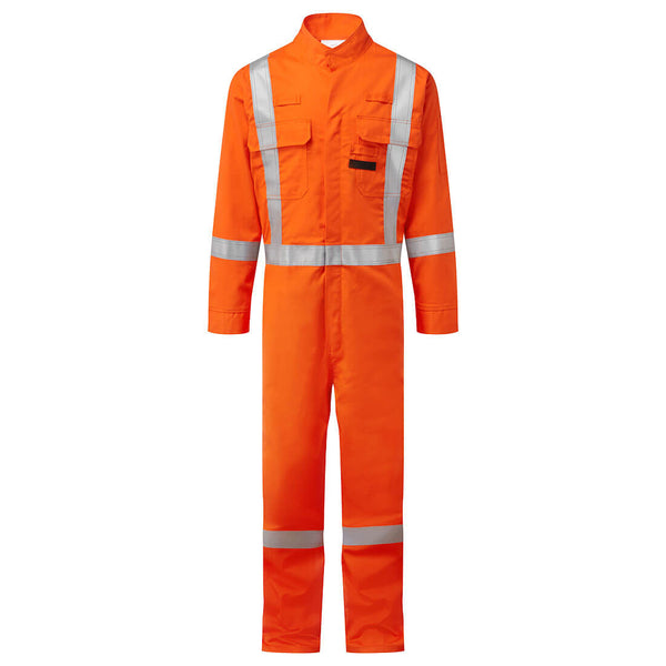 FR510-Orange.  Bizflame 88/12 X Back 2” Iona FR Coverall.  Live Chat for Bulk Discounts