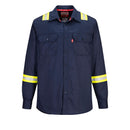 FR706-Navy.  Bizflame 88/12 FR Taped Shirt .  Live Chat for Bulk Discounts