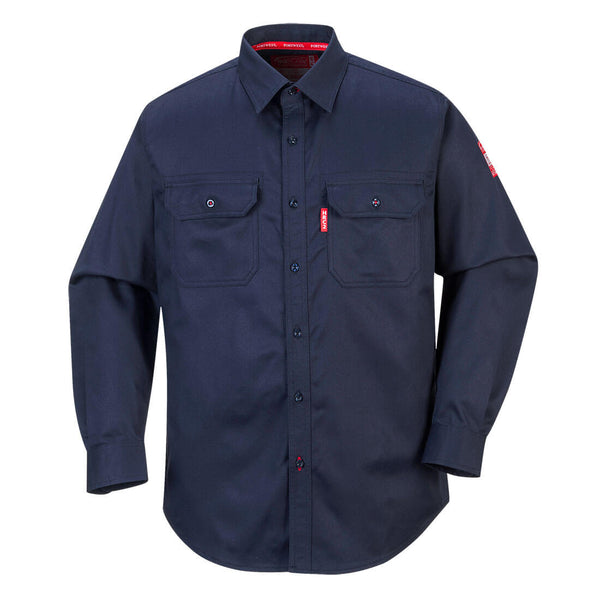 FR89-Navy Tall.  Bizflame 88/12 FR Shirt.  Live Chat for Bulk Discounts