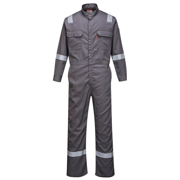 FR94-Gray.  Bizflame 88/12 Iona FR Coverall.  Live Chat for Bulk Discounts