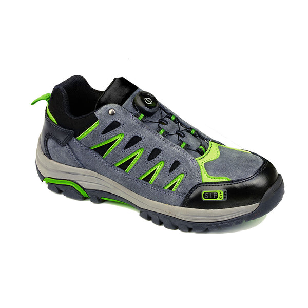 FT18-Grey/Green.  Steelite Wire Lace Safety Sneaker S1P HRO.  Live Chat for Bulk Discounts