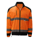 GSS Safety [7504] Premium Class 3 Zipper Windbreaker Jacket with Black Bottom-Orange. Live Chat for Bulk Discounts.