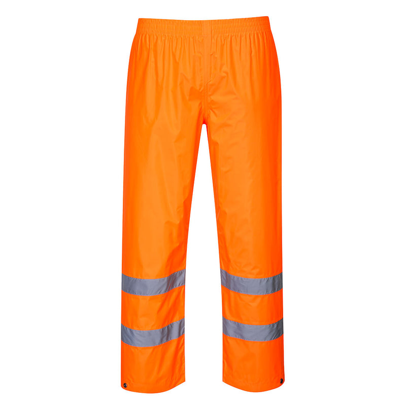 H441-Orange.  Hi-Vis Rain Pants.  Live Chat for Bulk Discounts
