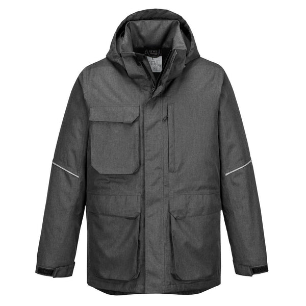 KX360-Gray Marl.  KX3 Parka Jacket.  Live Chat for Bulk Discounts