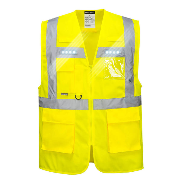 L476-Yellow.  Orion LED Executive Vest.  Live Chat for Bulk Discounts