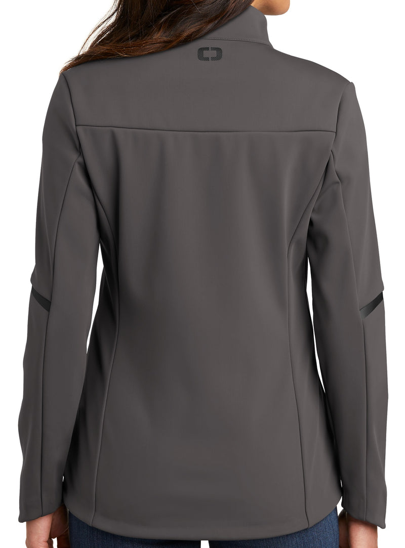 OGIO LOG725 Ladies Exaction Soft Shell Jacket. Live Chat For Bulk Di