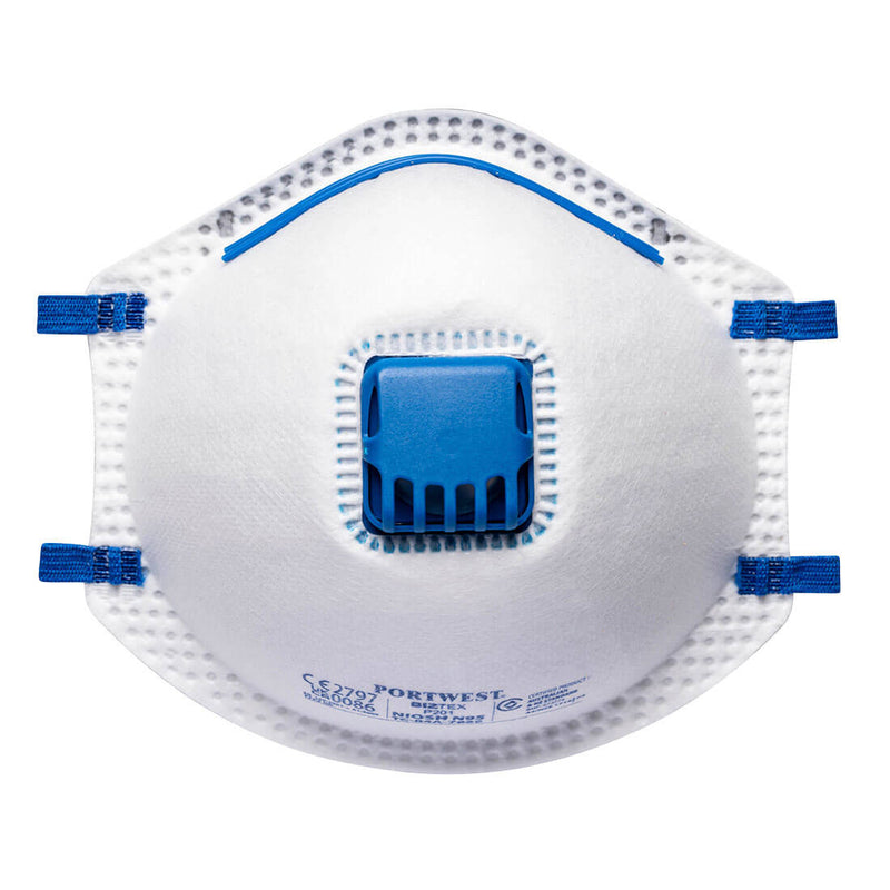 P201-White.  N95 Valved Cup Respirator.  Live Chat for Bulk Discounts