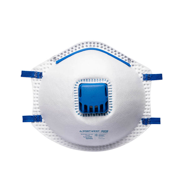 P209-White.  N95 Valved Cup Respirator - Blister Pack(3).  Live Chat for Bulk Discounts