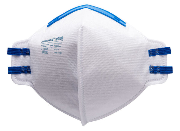 P250-White.  N95 Fold Flat Respirator.  Live Chat for Bulk Discounts