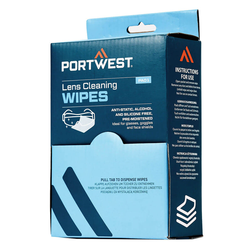 PA01-White.  Lens Cleaning Wipes.  Live Chat for Bulk Discounts