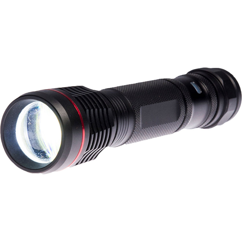 PA75-Black.  USB Rechargeable Flashlight.  Live Chat for Bulk Discounts