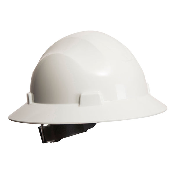 PS56-White.  Full Brim Premier Hard Hat .  Live Chat for Bulk Discounts