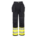 PW307-Yellow/Black.  PW3 Hi-Vis Removable Holster Pants.  Live Chat for Bulk Discounts